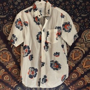 Casual floral dress shirt
